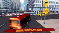 Free simulator bus parking driving - skill games Screen Shot 7