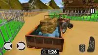 Big truck driving - Farm Tractor Cargo Drive Game Screen Shot 6