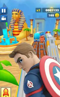 Avenger Infinity War Dash: spiderman, ironman Game Screen Shot 7
