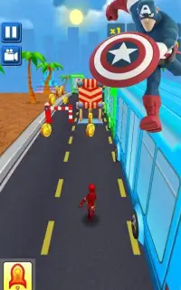 Avenger Infinity War Dash: spiderman, ironman Game Screen Shot 5
