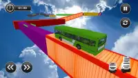 Impossible Driving Crazy Bus Stunt: Sky Race Screen Shot 4