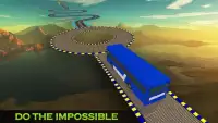 Impossible Driving Crazy Bus Stunt: Sky Race Screen Shot 1
