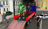 Aliens Transport - Police Transporter Truck Screen Shot 13