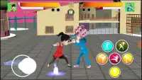 Super Girls Fight: a girl with a dress can fight Screen Shot 6