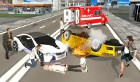 Ambulance Rescue 911 USA Crime City simulator 2018 Screen Shot 0