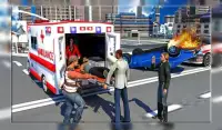 Ambulance Rescue 911 USA Crime City simulator 2018 Screen Shot 4