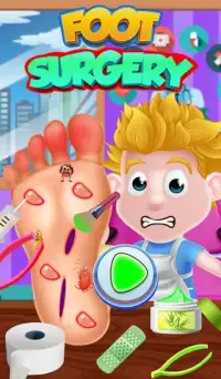 Real Foot Surgery Simulator 2018: Crazy Doctor Pro Screen Shot 4