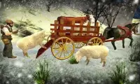 kereta kuda transportasi gerobak naik simulator 3d Screen Shot 26