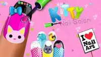 Kitty Nail Salon - Nail Art Design & Coloring Game Screen Shot 3