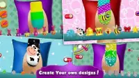 Kitty Nail Salon - Nail Art Design & Coloring Game Screen Shot 1
