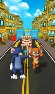 Tom and Mouse Subway Catch Game Screen Shot 0
