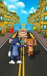 Tom and Mouse Subway Catch Game Screen Shot 4