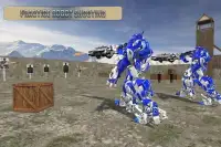 Police Plane Transport Game – Transform Robot Car Screen Shot 10