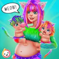 Pregnant Kitty Mom Surgery Simulator