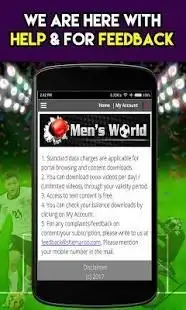 Men's World Screen Shot 0