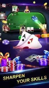 Online Texas Holdem Poker (Free coins) Screen Shot 7