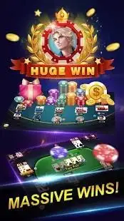 Online Texas Holdem Poker (Free coins) Screen Shot 0