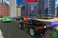 Police car chase: Hot Highway Pursuit - Cop games Screen Shot 1