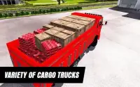 Truck Driving: Cargo Transport Speed Delivery Game Screen Shot 0