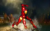 Flying Iron Superhero Flashlight Man Super Rescue Screen Shot 6