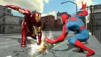 Flying Iron Superhero Flashlight Man Super Rescue Screen Shot 0