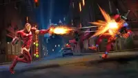 Flying Iron Superhero Flashlight Man Super Rescue Screen Shot 2