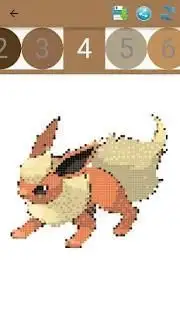 Warnai dengan angka Pokemon-Pixel Art Screen Shot 9
