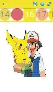 Warnai dengan angka Pokemon-Pixel Art Screen Shot 5