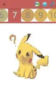 Warnai dengan angka Pokemon-Pixel Art Screen Shot 3