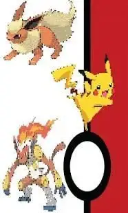 Warnai dengan angka Pokemon-Pixel Art Screen Shot 12