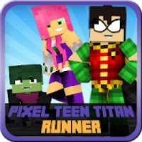 Pixel Teen Titans Runner