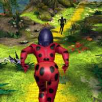 Subway Ladybug and Ladycat Noir Run 3D