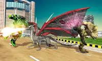 Dragon Robot Warrior Vs Multi Monsters City War Screen Shot 16