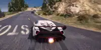 Veneno Driving Lamborghini 3D Screen Shot 2