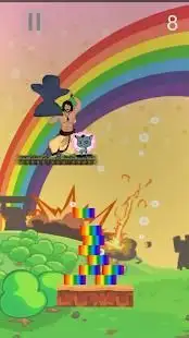 Kitty Rainbow Stack bahubali game 3 Screen Shot 3