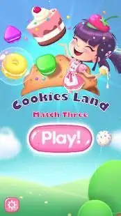 Cookies Land - Match Three Screen Shot 2