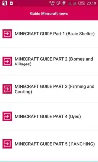 guide for minecraft Screen Shot 3