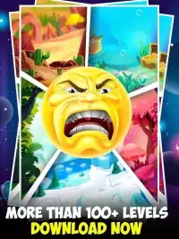 Bubble Shooter - Angry Face Popper Edition Screen Shot 1