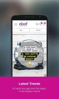 abof – online fashion app Screen Shot 0