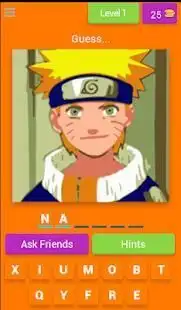 Ultimate Naruto Character Quiz Screen Shot 2