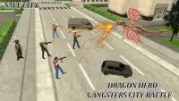Flying Dragon Fire Ball- Crime City shooting Games Screen Shot 4