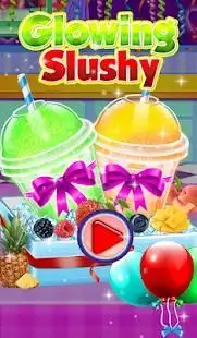 Glowing Slush Maker - Rainbow Desserts Drink Screen Shot 4