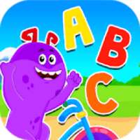 Learn ABC Alphabet - Bike Rider Games For Kids