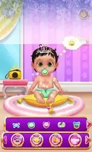 Ice Royal Princess Baby Care * Babysitting games * Screen Shot 5