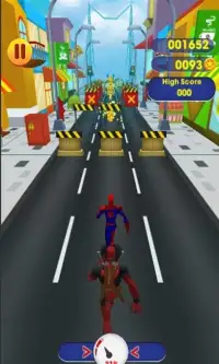 Subway Spider Run Man 0MB vs Deadpool Screen Shot 5