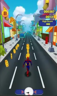 Subway Spider Run Man 0MB vs Deadpool Screen Shot 1