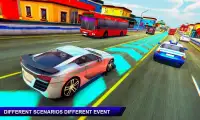 3D City Highway Traffic Racing Speed Rush Driving Screen Shot 5