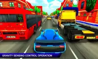 3D City Highway Traffic Racing Speed Rush Driving Screen Shot 0