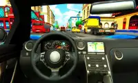 3D City Highway Traffic Racing Speed Rush Driving Screen Shot 4