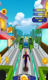 Subway Spider Run Man 0MB vs Deadpool Screen Shot 2